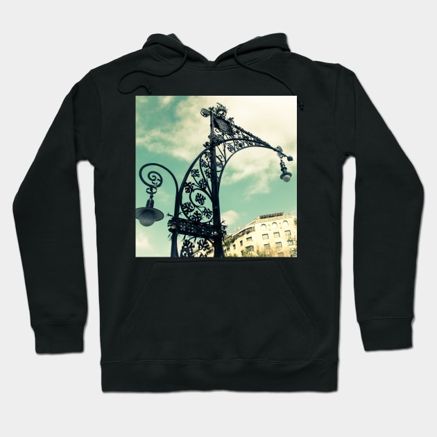 Iron Lamp Hoodie by Debra Cox 